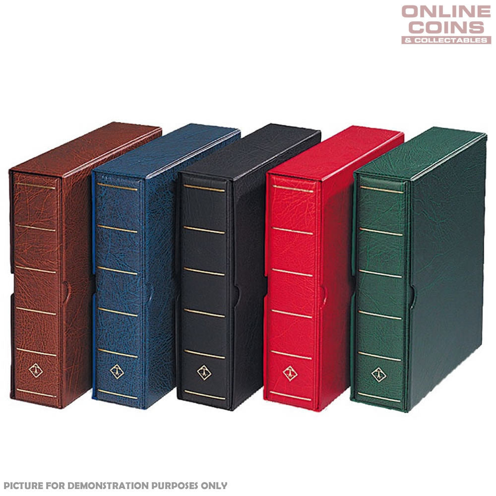 Lighthouse Vario G Large Binder and Slipcase For Banknotes and Stamps - Red